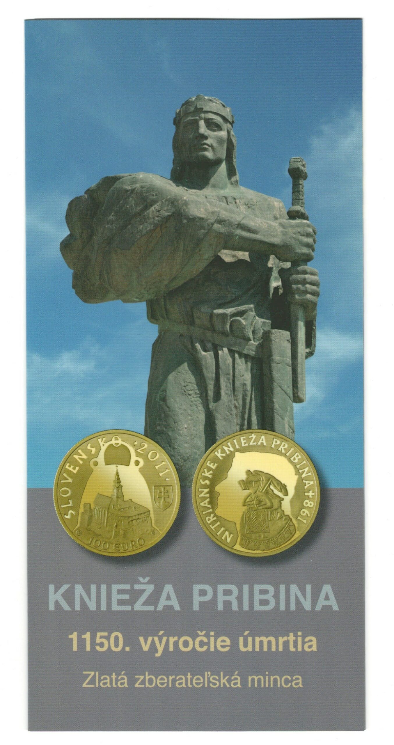 Minca 100€ Pribina Au r.2011 – Obrázok 4